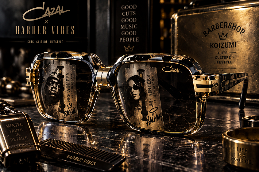 CAZAL meets BARBER CULTURE — where 90’s style, music and the art of barbering come together.