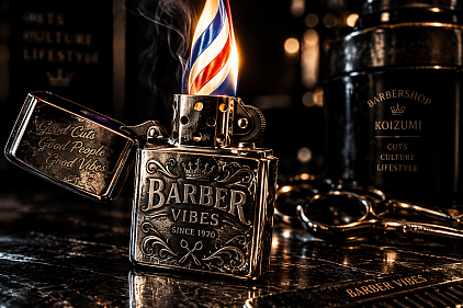 A BARBER flame — where passion, craft and culture keep burning.