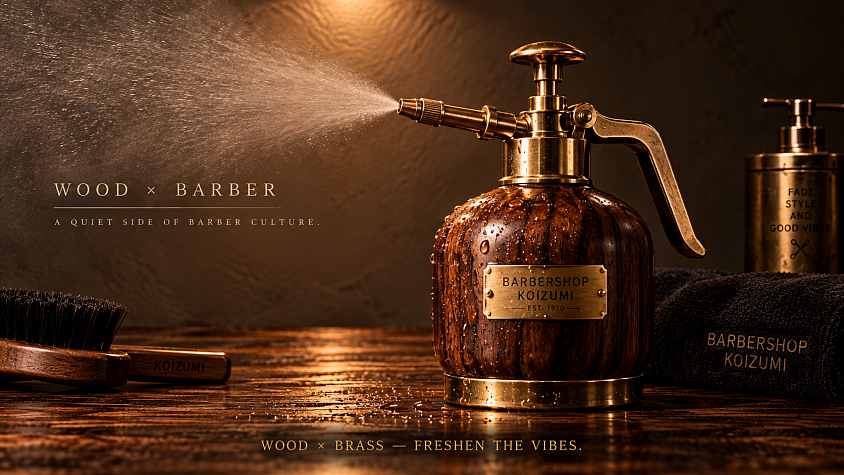 WOOD × BRASS — FRESHEN THE VIBES.
